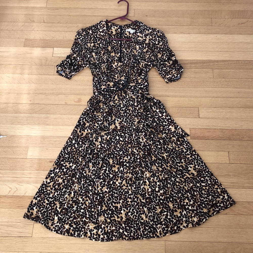 nanette lepore vintage style dress size 4 with belt